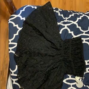 Size 6 black mini flowing party dress